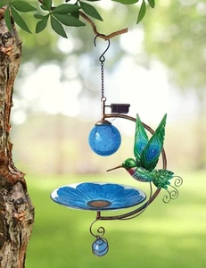 Solar Globe Bird Feeder, Hummingbird - Picture 1 of 2