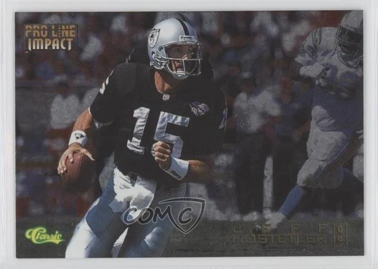 1995 Classic Pro Line Impact /4500 Jeff Hostetler #I-13 - Image 1 of 2