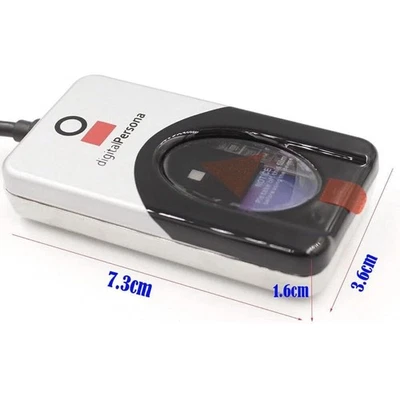 Digital Persona U.are.u 4500 USB Biometric Fingerprint Scanner Reader - Image 1 of 3