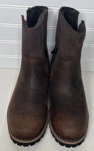 L.L. Bean Mujer Resistente Marrón Acogedoras Botas, Cremallera Lateral Media, Vibram Talla 9.5M Nuevas Sin Caja - Imagen 1 de 10