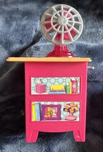Librería Barbie Vanity con ventilador a pilas 2015 Dream House muñeca probada - Imagen 1 de 10