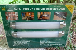 Megabrite Touch On Slim Linkable Light 2-Pack: Brushed Nickel 13.5” 34.3cm (NEW) - Picture 1 of 14