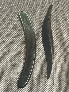 Lot of 2 - Vintage Hair Clip Gold Tone Women’s LARGE LONG VTG - Picture 1 of 7