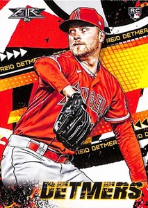 2022 Topps Fire #55 Reid Detmers Los Angeles Angels Rookie - Picture 1 of 2
