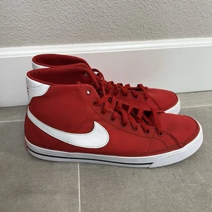 Nike Court Legacy Canvas Herren 11,5 University Rot Freizeit Sneaker Schuhe - Bild 1 von 7