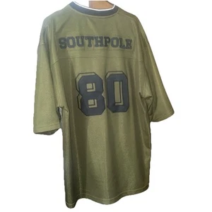 "RARA!" Maglia Uomo Verde XL Polo Sud Pulita!Urban Hip Hop Grunge Y2K RN82628 - Foto 1 di 15