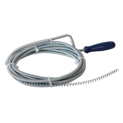 THATCABLE 3m Corkscrew Drain Auger Probe Flexible Spring Wire Waste Pipe Unblocking Tool