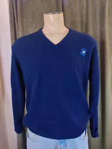 Vintage Men's Seattle Mariners Sweater 80's XL Acrylic Navy Blue Baseball NWT - Picture 1 of 6