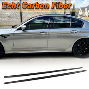 Faldón lateral de carbono Side Skirt se adapta a BMW Serie 5 F90 M5 G30 540i 530i paquete M - Imagen 1 de 13