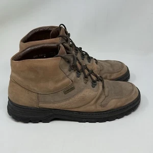 Mephisto Slacker Goretex Boots Mens 11.5 Brown Leather Hiking Ankle Waterproof - Picture 1 of 17