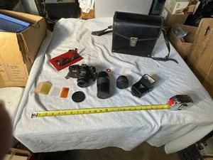 Vivatar XV-20 Camera + 50mm F1.8 200mm F1.4 + More Lot - Picture 1 of 20