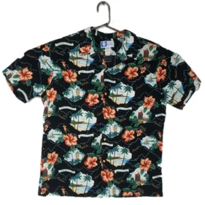 Herren 2XL RJC Hawaii Kurzarm Hemd mit Knöpfen Island Paradise Blumen Blüten - Bild 1 von 9