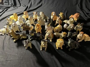 New-Ray Novelty Vinyl Toy Dog Figures Lot Of 32 Misc Breed 1988 VTG Collectibles - Picture 1 of 17