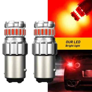 BAY15D P21/5W 1157 Red 23SMD LED Brake Stop Tail CANBUS Light Bulb Globe - Picture 1 of 11