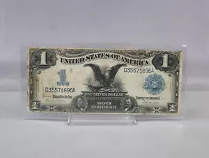 1899 Black Eagle 1 $ Silber Zertifikat - Bild 1 von 2