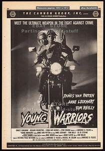 YOUNG WARRIORS__Anuncio comercial original 1983/póster__James Van Patten__Anne Lockhart - Imagen 1 de 1