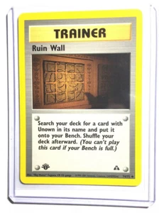 RUIN WALL - 1ª Edición Neo Discovery - 74/75 - Entrenador - Tarjeta Pokémon - Casi Nuevo - Imagen 1 de 1