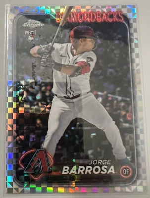 2024 Topps Chrome Update - Jorge Barrosa #USC163 X-Fractor (RC) Diamondbacks - Image 1 of 2