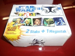 "Star Wars" Clone Wars - Box Sigillato 50 Bustine!! Ed.Panini STAKS - Picture 1 of 1