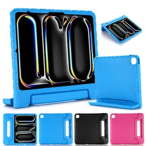 For iPad Air Pro 11" 13" M2 M4 M3 2025 Case Kids Friendly Shockproof Stand Cover - Picture 1 of 29