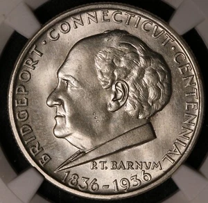 1936 NGC MS65 Bridgeport Commemorative Half Dollar item#P20141 - Picture 1 of 3