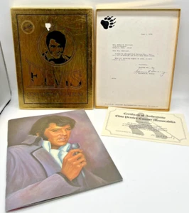 Boxcar Enterprises ELVIS Presley Konzert Fotoalbum 1977 Zertifikat & Brief - Bild 1 von 5