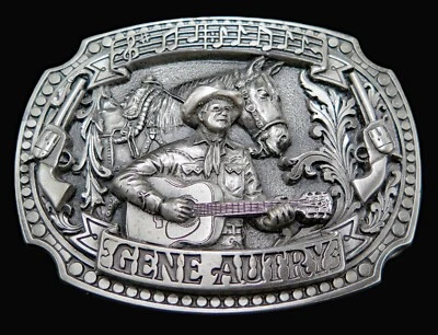 Hebilla de cinturón vintage Gene Autry Foto 1 de 4