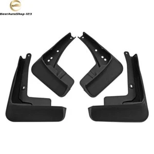 For Audi A3 8Y Hatchback 2021-2023 Set Mud Flap Splash Guard Fender Black - Picture 1 of 9