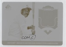 2006 SP Legendary Cuts Printing Plate Yellow 1/1 Billy Williams #BC-BW HOF 0x3f