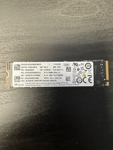 SK Hynix 256GB PC711 M.2 M2 2280 256 GB PCIe Gen3 x4 NVMe SSD OPAL2.0 - Afbeelding 1 van 1