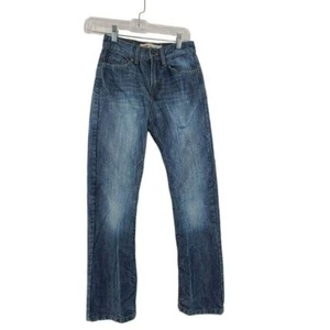 Levi's Girl's 514 Slim Straight Leg Blue Jeans Size 14 - Picture 1 of 14