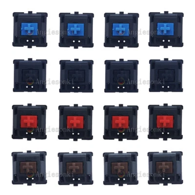 12X Cherry MX Blue/Brown/Black/Red Switches Mechanical Keyboard Microswitch 3PIN - Image 1 of 4