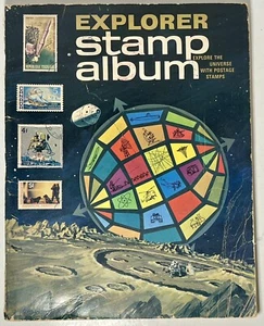 Das neue Explorer Briefmarkenalbum 1969 Harris mit über 250 Marken - Bild 1 von 7