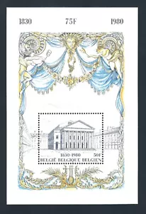 Belgium 1980 Anniversary of Belgian Independence mini sheet. MNH. Sg MS2602 - Picture 1 of 2