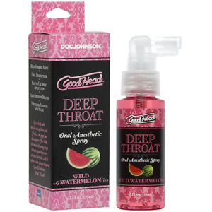 GoodHead Deep Throat Spray - Wild Watermelon Flavoured Deep Throat Spray - 59 mL