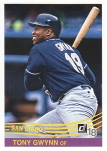 2018 Donruss Baseball #258 Tony Gwynn RETRO 