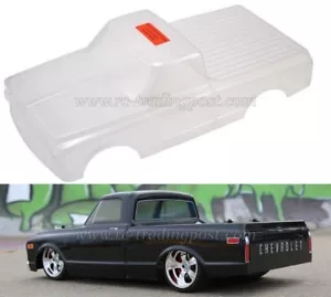 Clear RC Body 1/10 1972 Chevy C10 For RC Touring Cars Vaterra+Losi V100+4-Tec2.0 - Picture 1 of 1