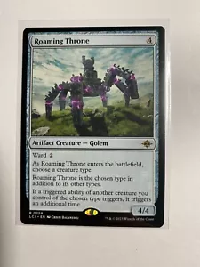 MTG Roaming Throne The Lost Caverns of Ixalan Regular - Picture 1 of 2
