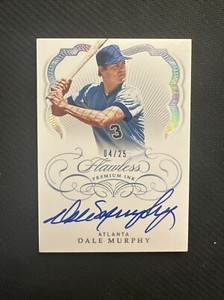 2020 Panini Flawless Premium Ink -Dale Murphy ON Card Auto /25 Atlanta Braves 