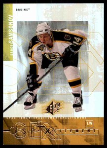 2000-01 SPx SPXcitement Sergei Samsonov #X2