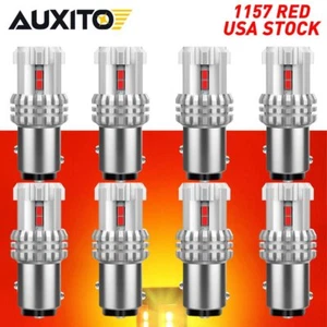 8 piezas AUXITO LED 1157 BAY15D 7528 tope trasero bombillas freno súper rojo EON - Imagen 1 de 12