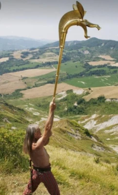 Mittelalter Messing Carnyx von Tintignac Kelten Kriegshorn, Carnyx Kelten Bla... - Bild 1 von 4