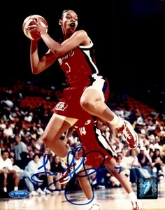 Tina Thompson Signed Photo 8x10 Autographed Houston Comets 4 x Champ TriStar - Picture 1 of 2