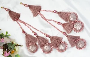 FCL 1 Paar Quasten Girlande Gardinenkante Bluse Latkan Brautkleid zum Nähen - Bild 1 von 4