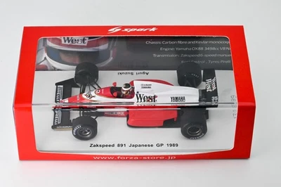 Spark Zakspeed 891 #35 Aguri Suzuki Japanese GP 1989 1:43 Forza Store - TR016 - Bild 1 von 4