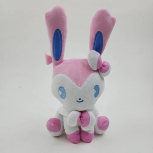 Sylveon Mix Au Lait Pokemon Center Plush Nintendo w/ Suction Cup For Car Window - Picture 1 of 12