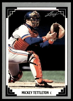 1991 Leaf Mickey Tettleton Detroit Tigers #322 - Image 1 of 2