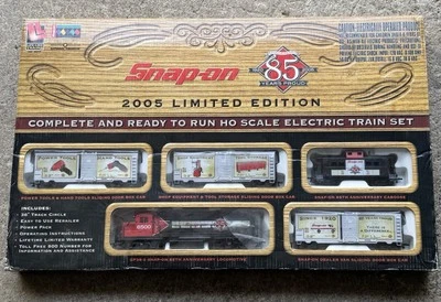 Vtg Life-Like HO Scale Snap-On Tools 85th Anniversary Train Set 2005 Railroad - Image 1 of 3