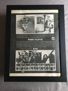 Pink Floyd 1969 Ummagumma Framed Advert / Ad 18" x 14" - Picture 1 of 1