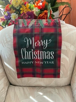 NWOT Evergreen Express Of Virginia Christmas Garden Flag - Image 1 of 4